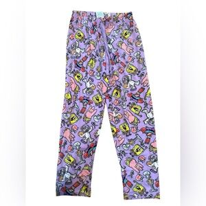 Women’s SpongeBob SquarePants stretchy pajama bottoms EUC Size Medium